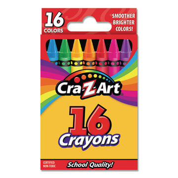 Cra-Z-Art® Crayons, 16 Assorted Colors, 16-set freeshipping - TVN Wholesale